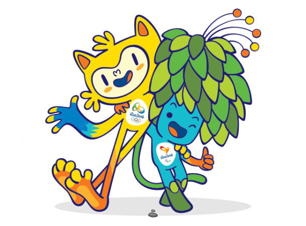 2016里約奧運會(左)與帕運會(右)的吉祥物代表了巴西的生物多樣性。 取自Rio 2016