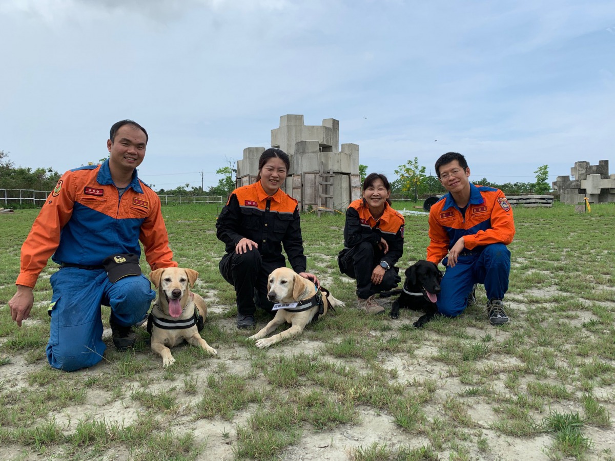 台東縣消防局「祥和」(中)雖然戰功彪炳，但受傷病所苦，因而決定光榮退役。 台東縣消防局/提供