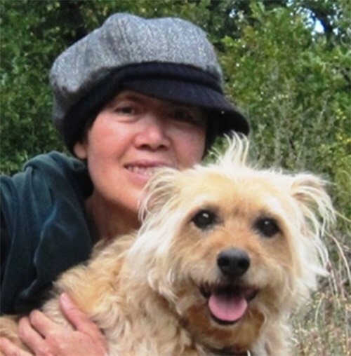 旅美作家房曼琪與動平會所宣導的動物平權理念相同。 動平會/提供