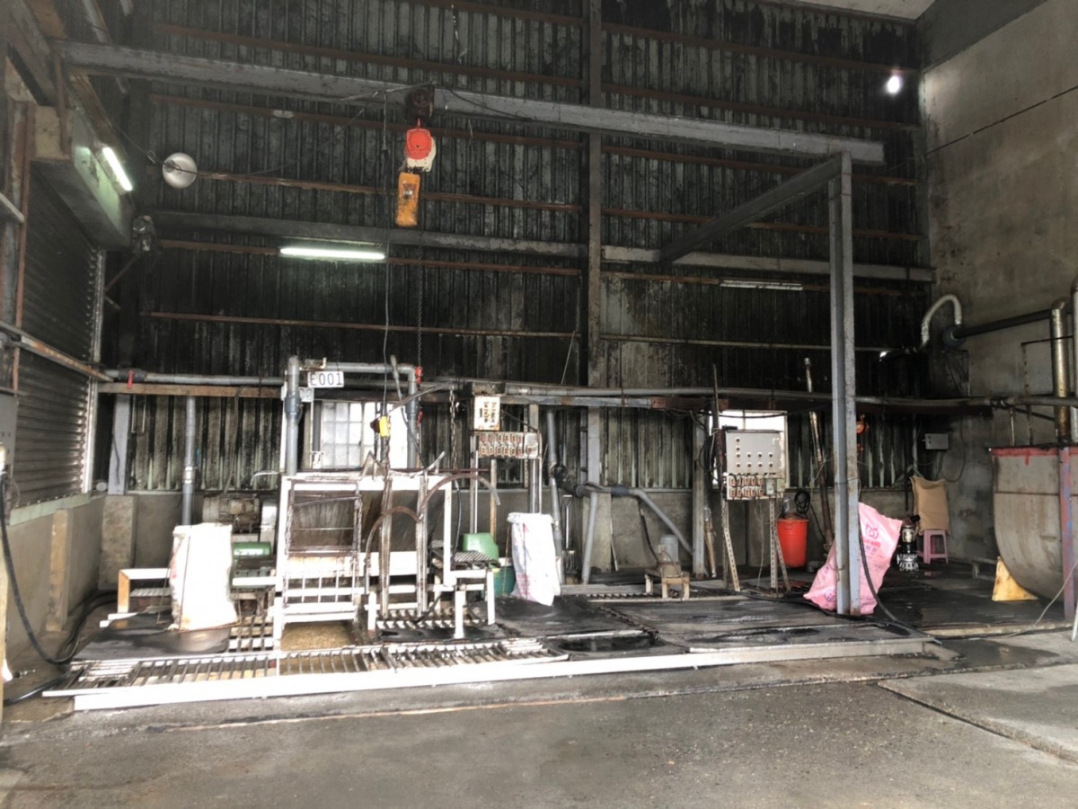 瑞興畜牧場的廚餘蒸煮設備。 台中市動保處/提供