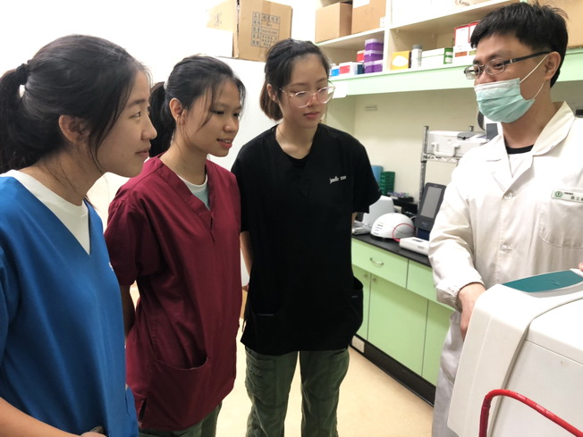 義安理工學院學生來台海外實習。 嘉義大學/提供