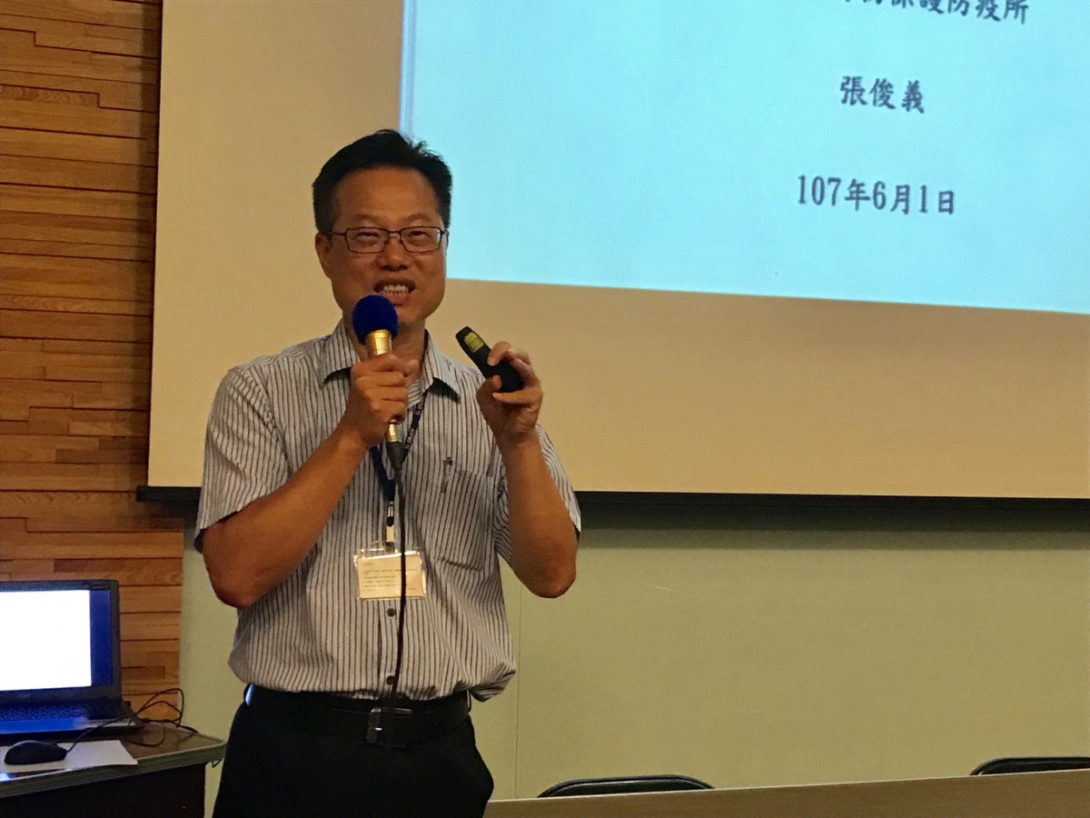 苗栗動保所所長張俊義希望提升縣內注射率、寵登率。 姚崇仁/攝