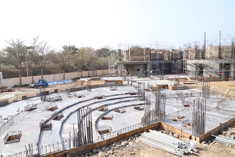 台中動物之家后里園區改建工程進度已達50%。預計明年完工啟用。 台中市動保處/提供