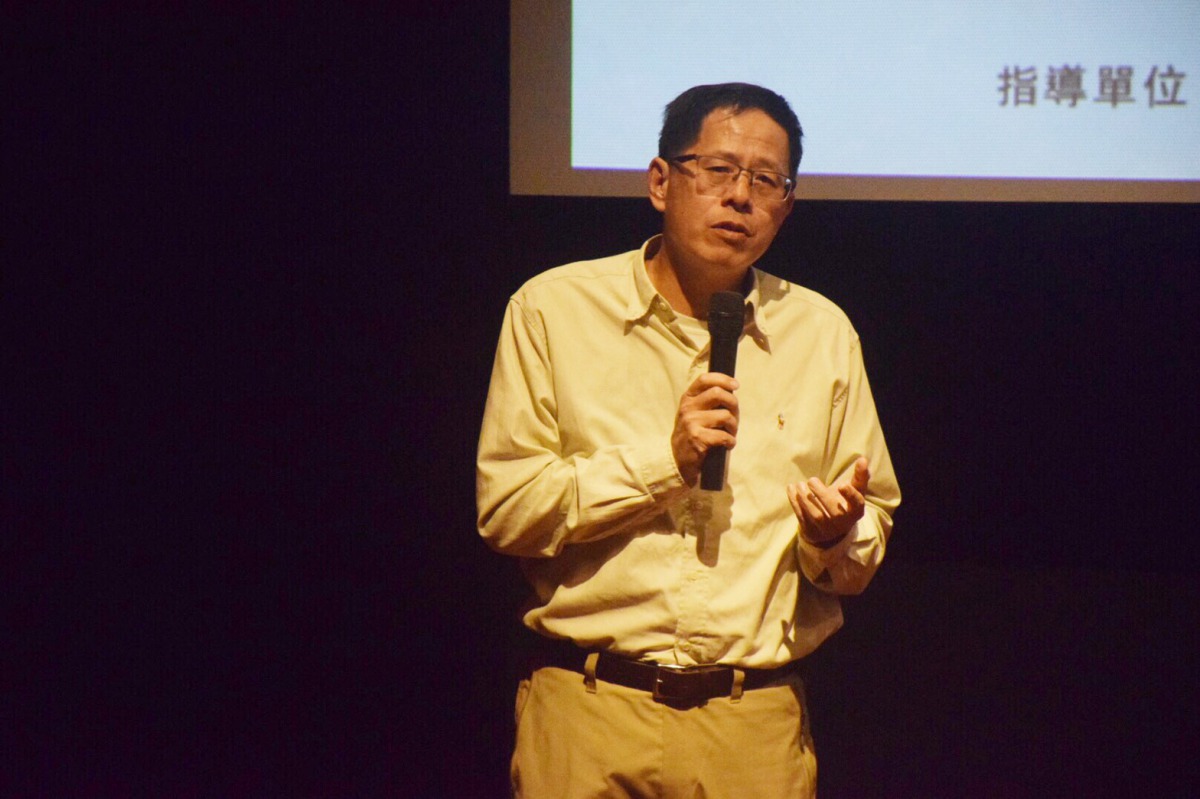 作家劉克襄在現場向政府喊話，希望可以多支持生態紀錄片的導演。 姚崇仁/攝