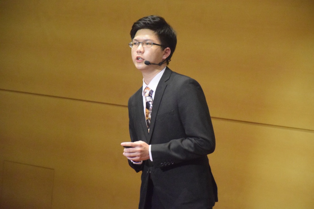 中興大學傅承慶分析了台灣的現狀與未來展望。 姚崇仁/攝