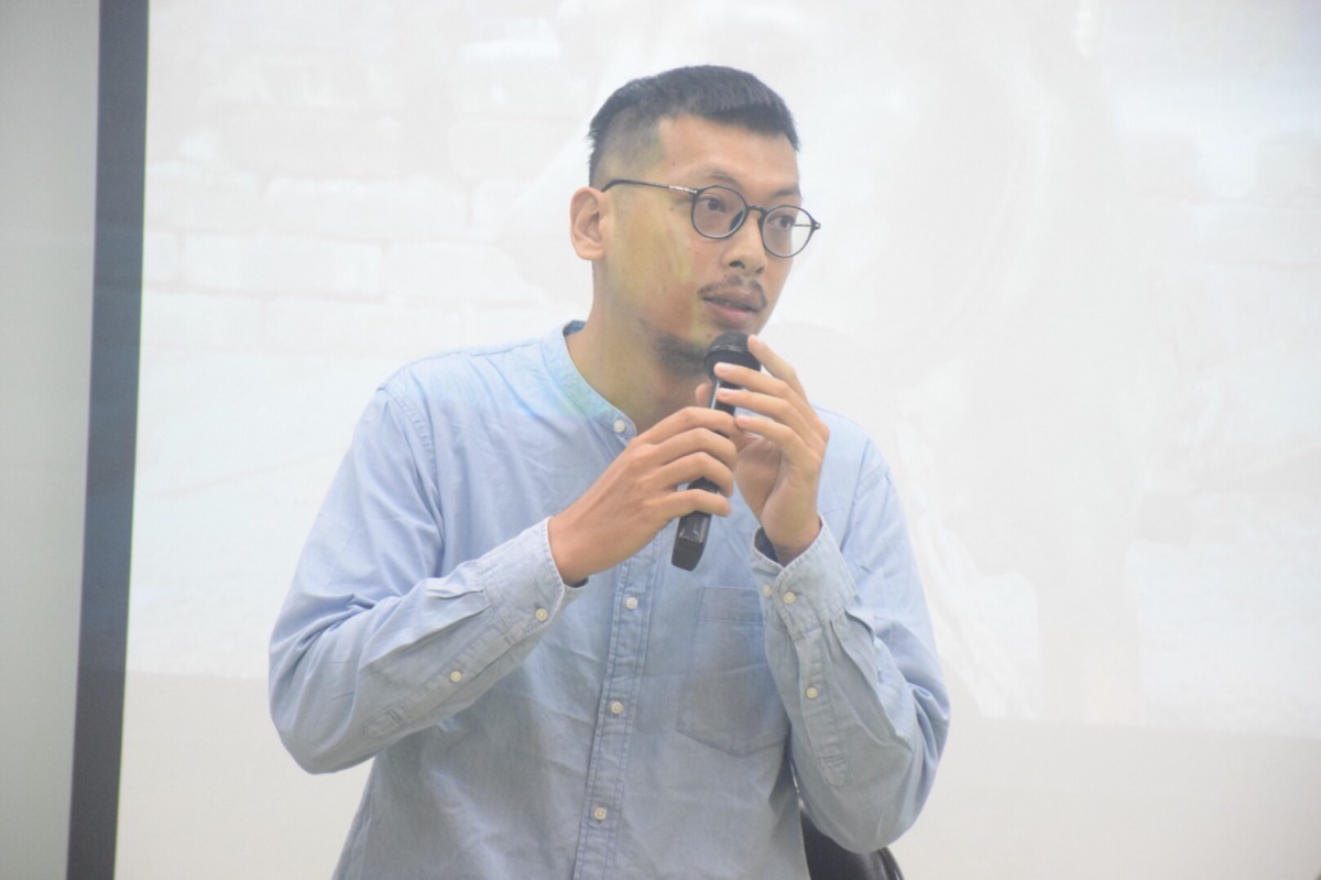 《小黃的一天》導演韓修宇與民眾分享拍攝的過程。 姚崇仁/攝